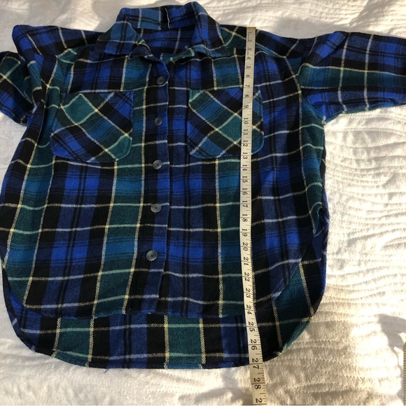 Zara Plaid Wool Blend Overshirt - Picture 6 of 7